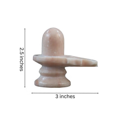 Handcrafted Marble Shiva Lingam-Spiritual Home Temple Idol Marble Soft Stone