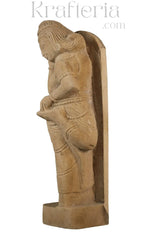 Backward Glance - A Moment Captured in Stone Sand Stone