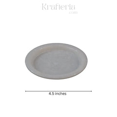 Handcrafted Marble Plates –Perfect for Dining & Decor Marble Soft Stone