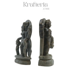 Shiva Parvathi Sculpture – Spiritual Symbol of Love and Creation Soft Stone