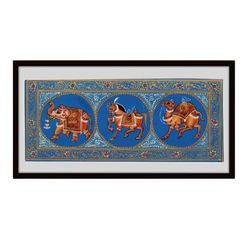 Celestial Beasts of Rajasthan Miniature Painting