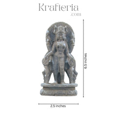 Shiva Parvathi Sculpture – Spiritual Symbol of Love and Creation Soft Stone