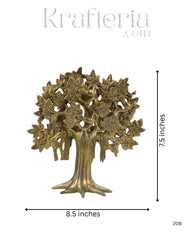 Brass Kalpavriksha Tree – Symbol of Abundance and Prosperity
