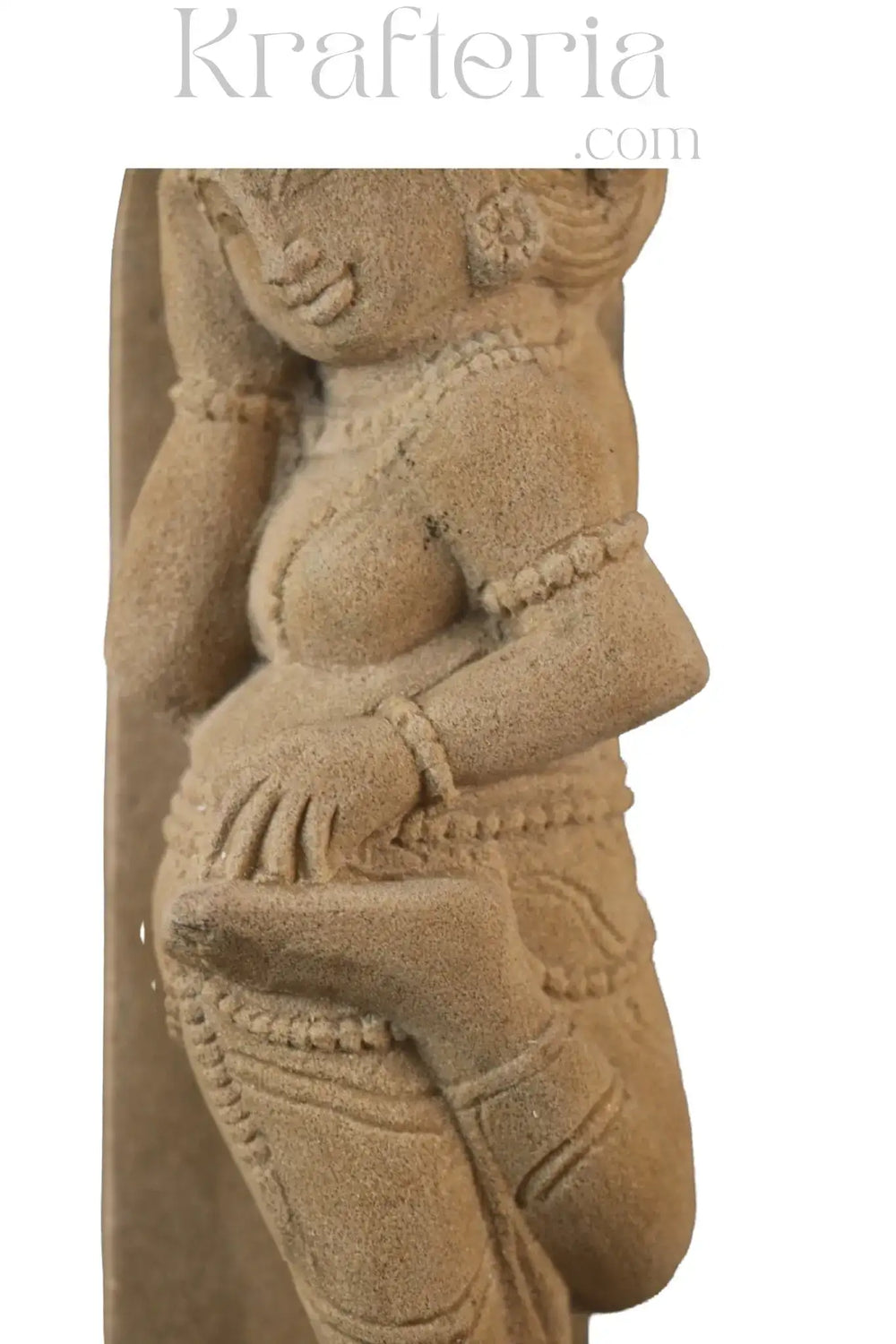 Backward Glance - A Moment Captured in Stone Sand Stone