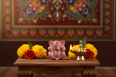 Handcrafted Marble Ganesh Idol – Divine Home Decor Marble Soft Stone