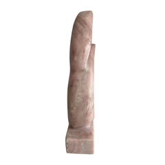 Flame Form Marble Sculpture – Hand-Carved Stone Accent for Modern Spaces Marble