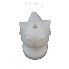 Handcrafted Marble Agarbatti Stand–  Natural Stone Incense Holder