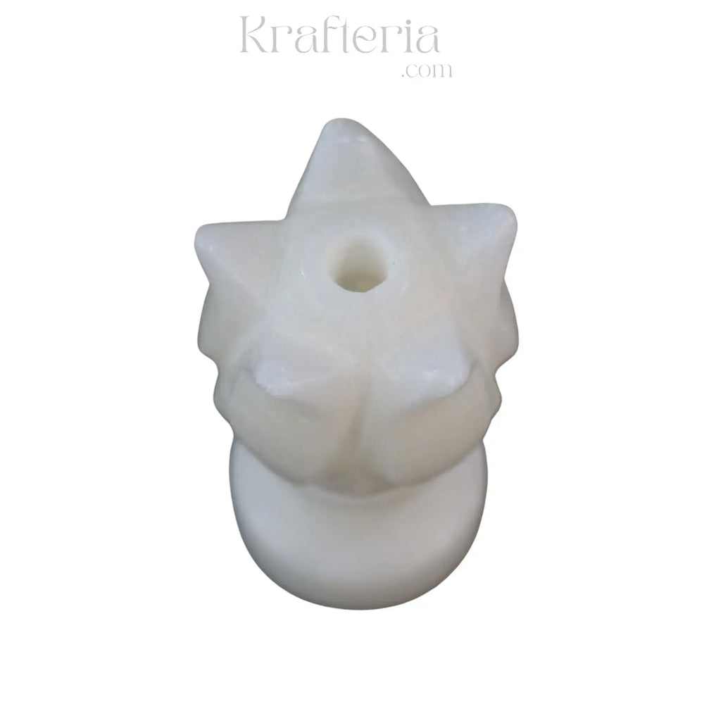 Handcrafted Marble Agarbatti Stand– Natural Stone Incense Holder Marble Soft Stone