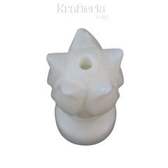 Handcrafted Marble Agarbatti Stand– Natural Stone Incense Holder Marble Soft Stone