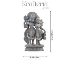 Lord Vishnu with Goddess Lakshmi – Lakshmi Narayana Sculpture
