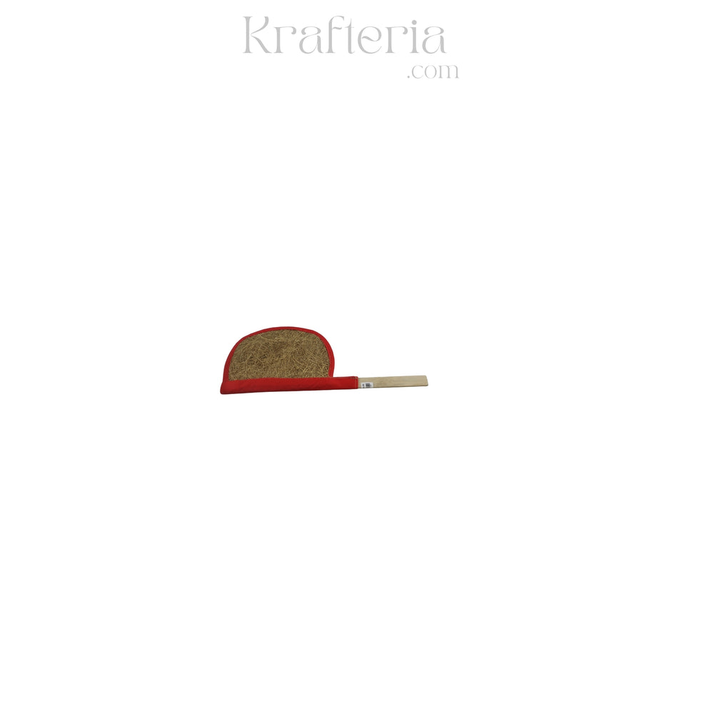 Red paddle with a red and white striped handle on a white background, featuring the brand 'Krafteria'.
