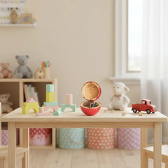 Handcrafted Wooden 'Surprise Spider' Box - Traditional Indian Trick Toy Wooden Decorative