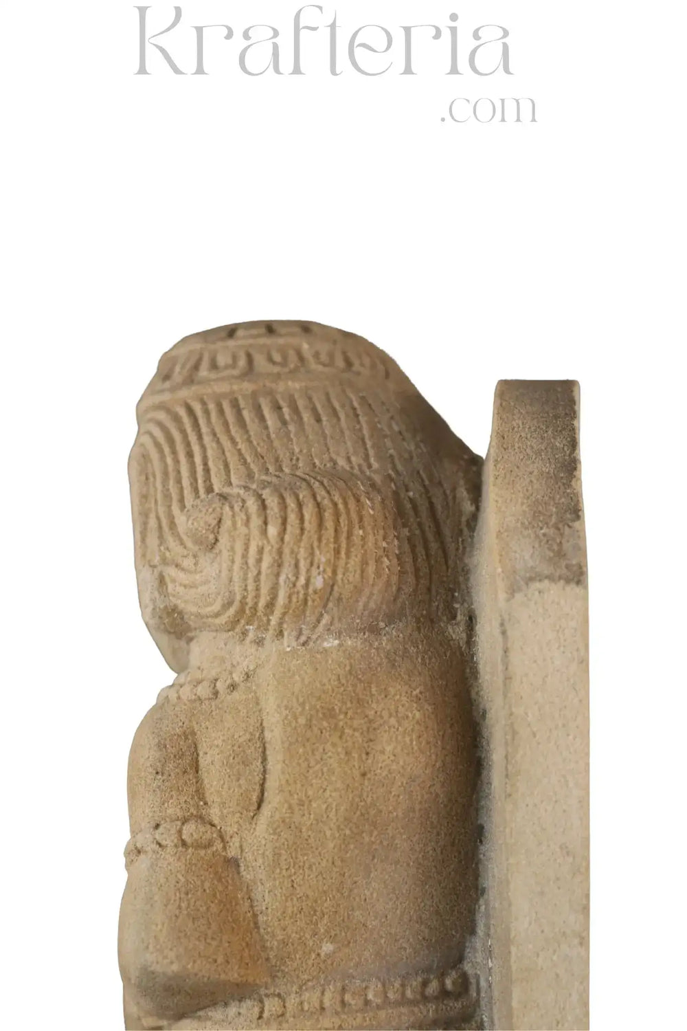 Backward Glance - A Moment Captured in Stone Sand Stone