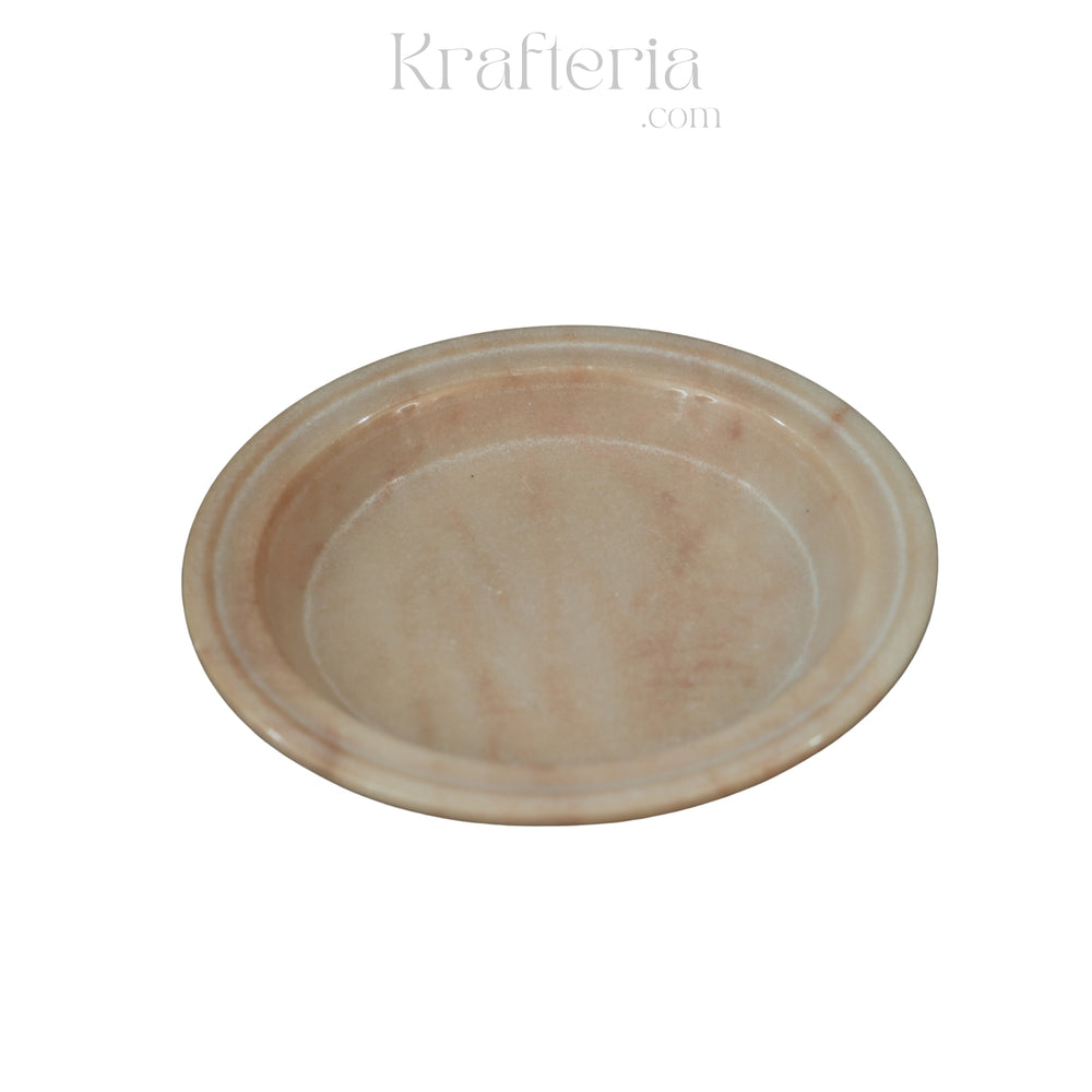 Handcrafted Marble Plates –Perfect for Dining & Decor Marble Soft Stone