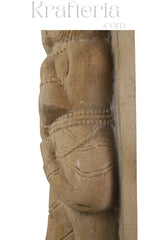 Backward Glance - A Moment Captured in Stone Sand Stone