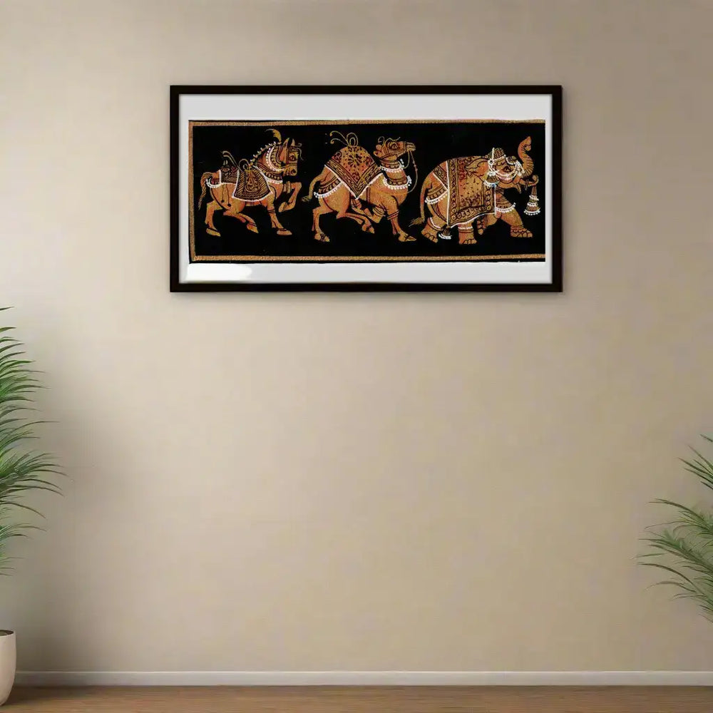 The Golden Trinity Miniature Painting Paintings