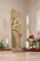 Backward Glance - A Moment Captured in Stone Sand Stone