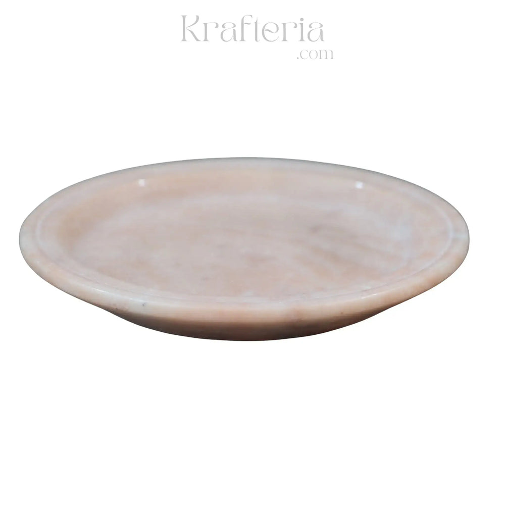 Handcrafted Marble Plates –Perfect for Dining & Decor Marble Soft Stone