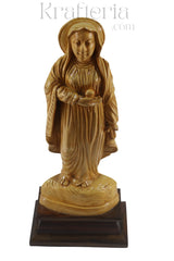 Handcrafted Shivani Wood Mother Mary – Spiritual Wooden Art