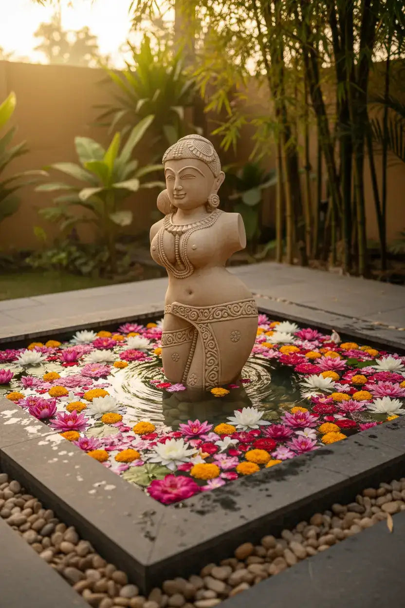 Ethereal Beauty - A Sandstone Devangana Sculpture Sand Stone