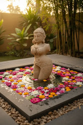 Ethereal Beauty - A Sandstone Devangana Sculpture Sand Stone