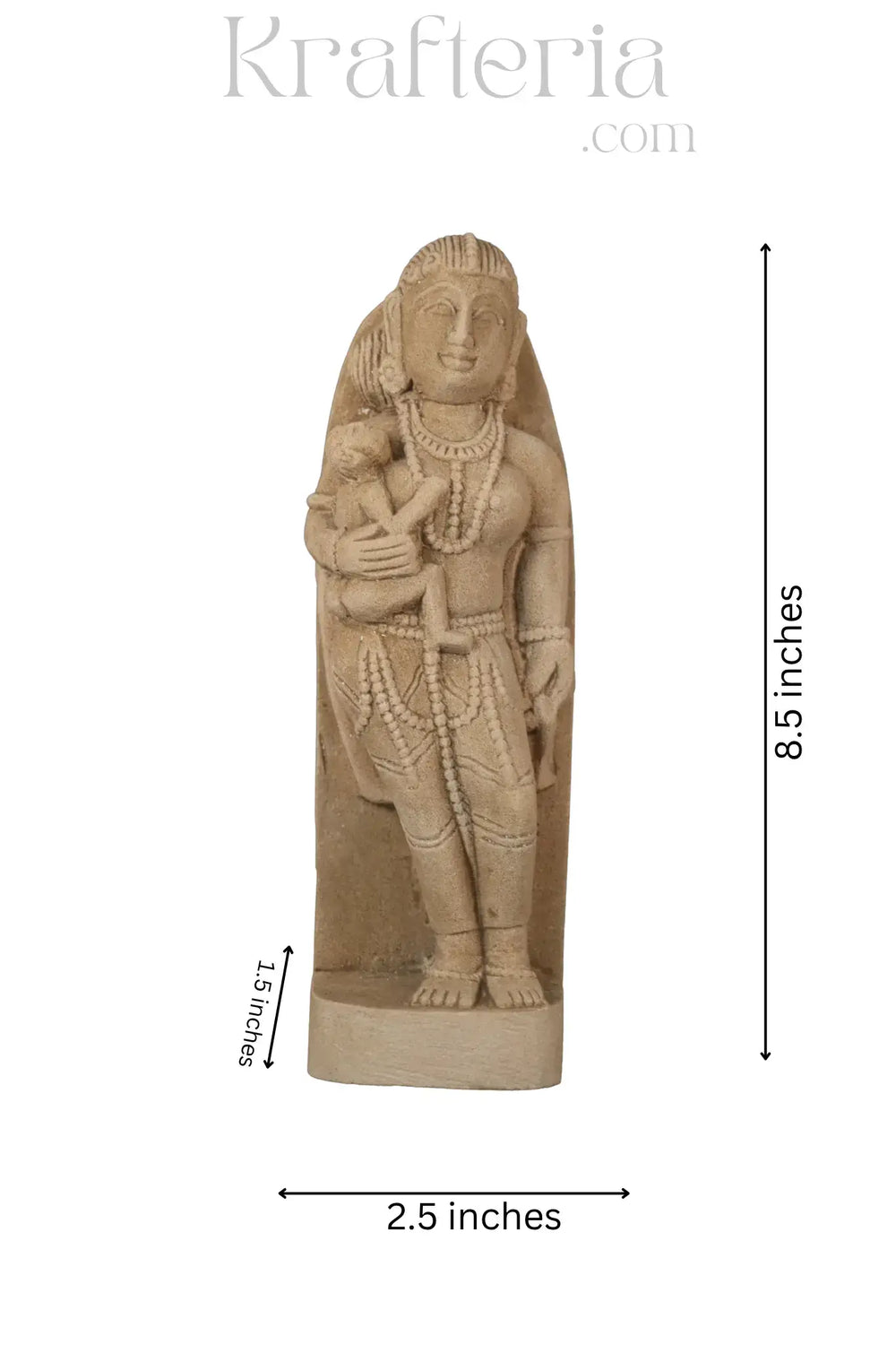 Matru Murti - A Sandstone Depiction of Maternal Love Sand Stone