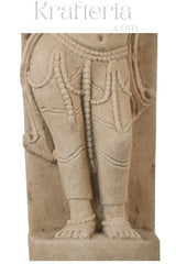 Celestial Grace - An Apsara in Dance Sand Stone