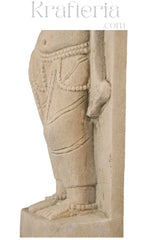 Celestial Grace - An Apsara in Dance Sand Stone