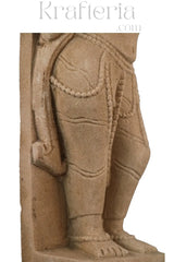 Celestial Grace - An Apsara in Dance Sand Stone
