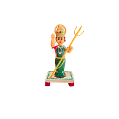 Etikoppaka Goddess Figurine with Trident