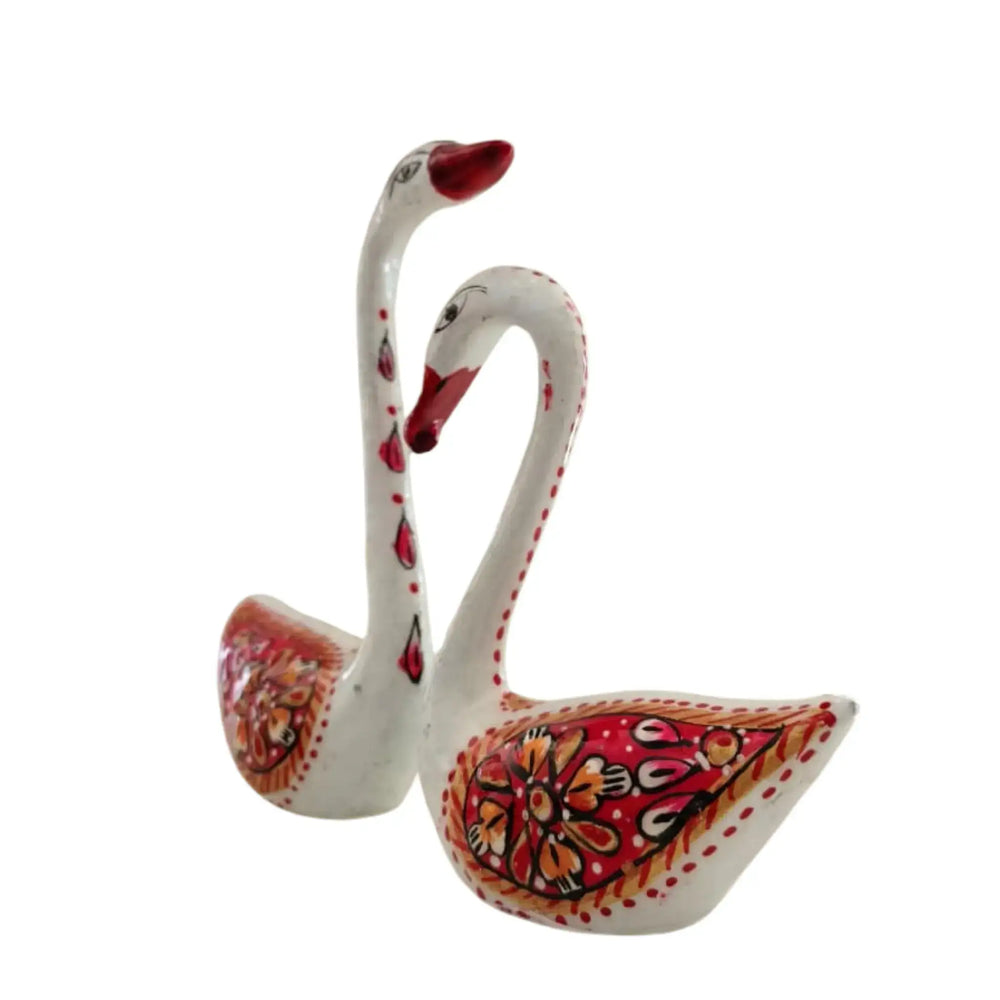 Hand-Painted Metal Duck Pair | Decorative Home Showpiece maruthi handicrafts