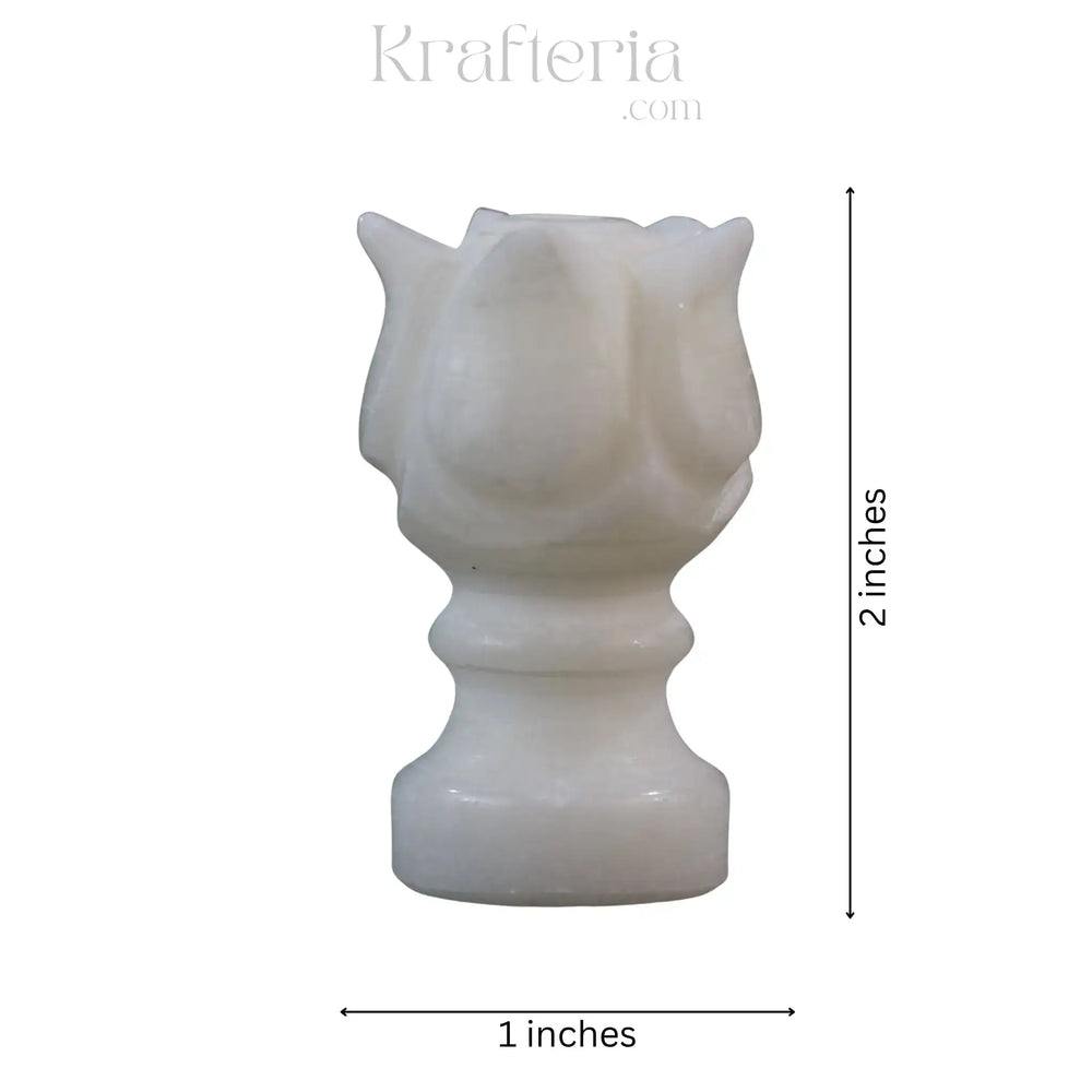 Handcrafted Marble Agarbatti Stand– Natural Stone Incense Holder Marble Soft Stone