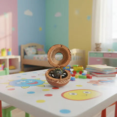 Handcrafted Wooden 'Surprise Spider' Box - Traditional Indian Trick Toy Wooden Decorative