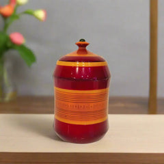 Etikoppaka Wooden Container with Lid Etikoppaka Lacquerware