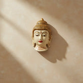 Hand-Painted Metal Buddha Hanging – Spiritual Wall Decor Accessories