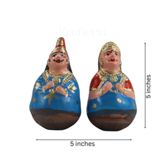 Golu King and Queen Dolls – Traditional Thanjavur Handcrafted Set