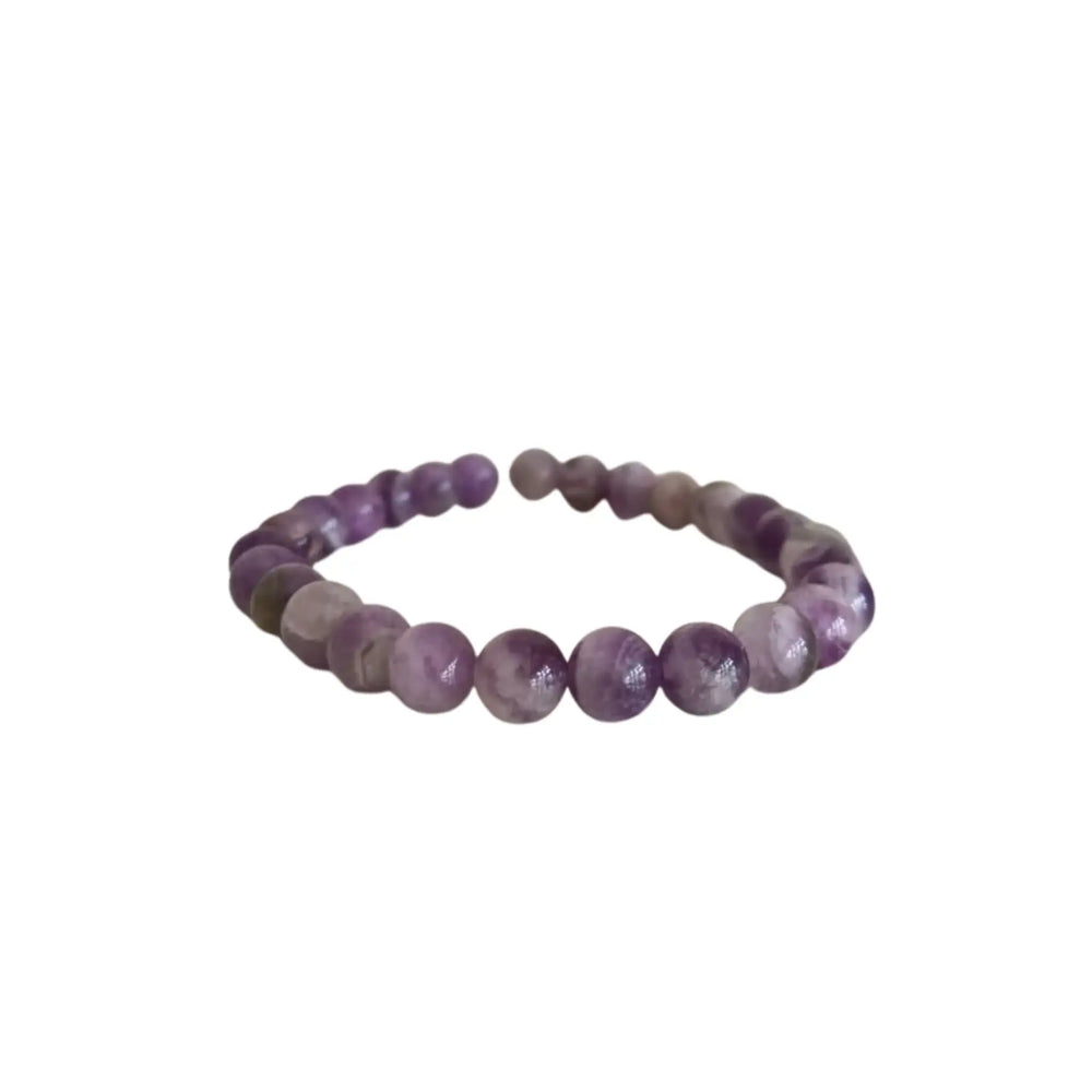 Natural Dream Amethyst Bracelet – Healing Purple Crystal Fashion