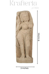 Celestial Grace - An Apsara in Dance Sand Stone