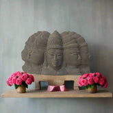 Panchamukhi Sculpture – Artistic Representation of Five Divine Aspects Soft Stone