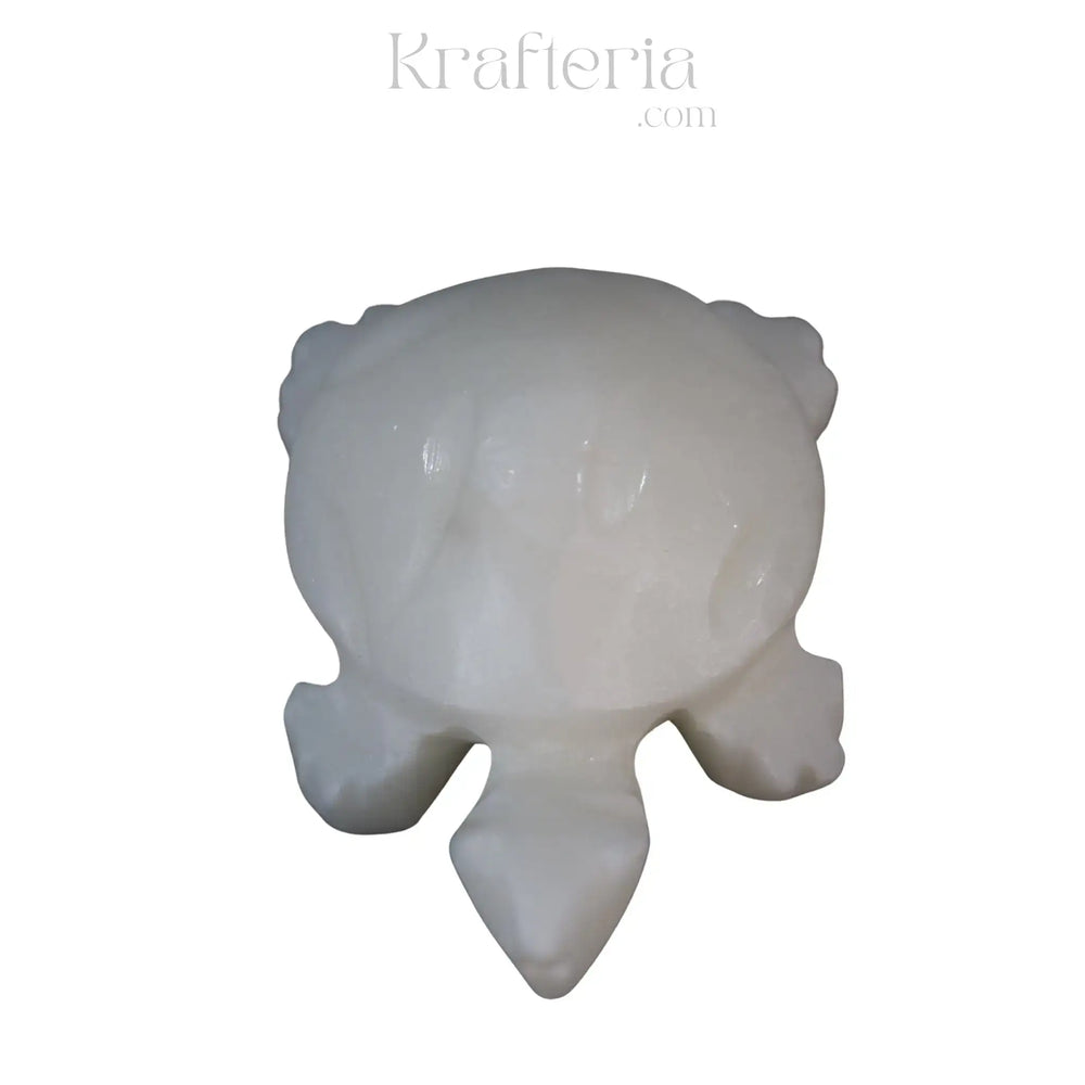 Handcrafted Marble Tortoise – Symbol of Longevity & Good Luck Marble Soft Stone
