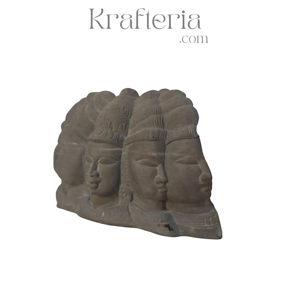 Panchamukhi Sculpture – Artistic Representation of Five Divine Aspects Soft Stone