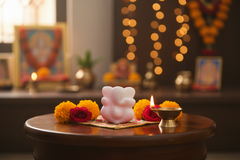 Handcrafted Marble Ganesh Idol – Divine Home Decor Marble Soft Stone