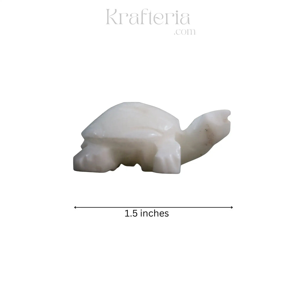 Handcrafted Marble Tortoise – Symbol of Longevity & Good Luck Marble Soft Stone