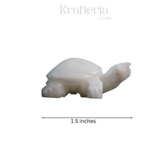 Handcrafted Marble Tortoise – Symbol of Longevity & Good Luck Marble Soft Stone