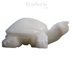 Handcrafted Marble Tortoise – Symbol of Longevity & Good Luck