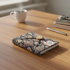 Handcrafted Leather Journal Diary - Perfect for Gifting Wood Decorative