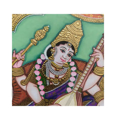 Mysore Saraswathi Painting | 22KT Gold Leaf Paintings