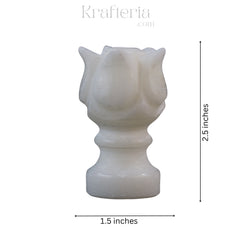 Handcrafted Marble Agarbatti Stand–  Natural Stone Incense Holder