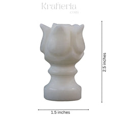 Handcrafted Marble Agarbatti Stand– Natural Stone Incense Holder Marble Soft Stone