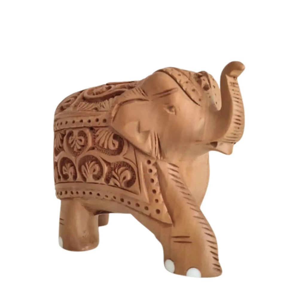 Hand-Carved Wooden Elephants – Artisan Decorative Sculptures maruthi handicrafts